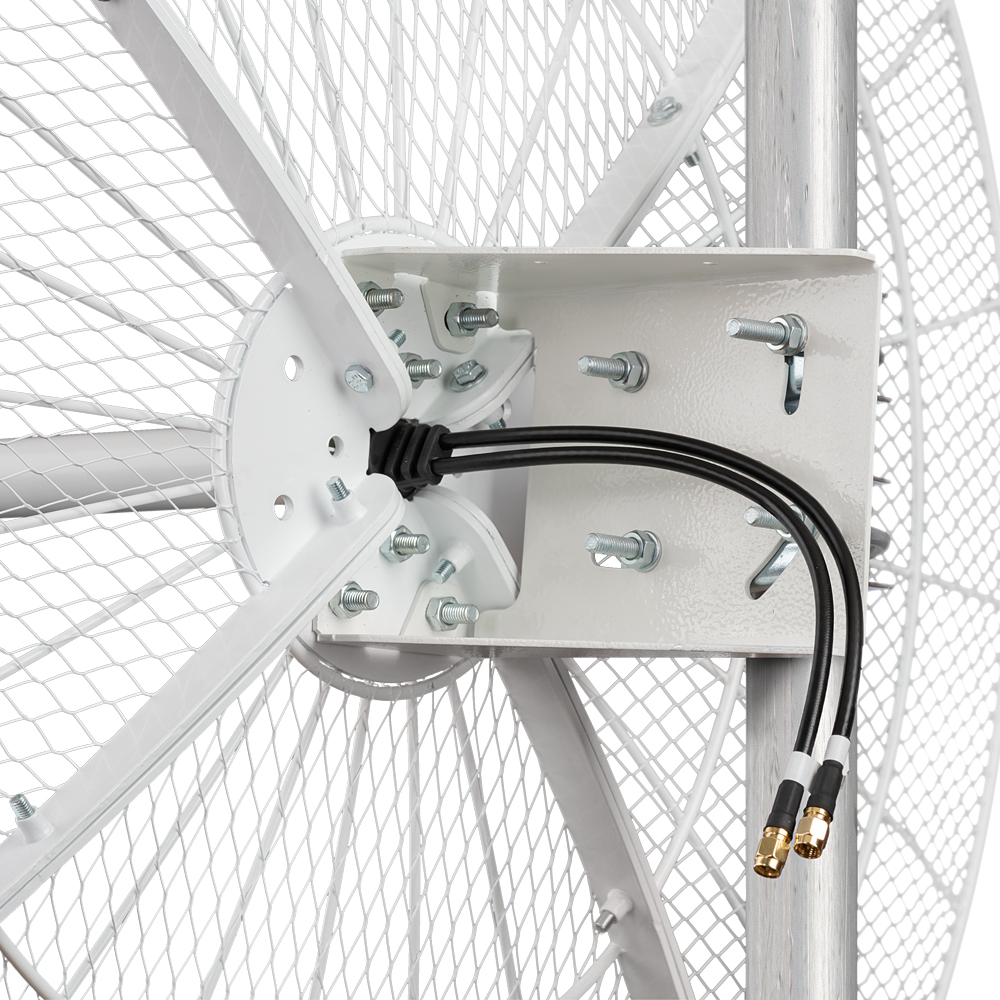KNA24-1700/4200P - параболическая 4G/5G MIMO антенна 24 дБи, сборная