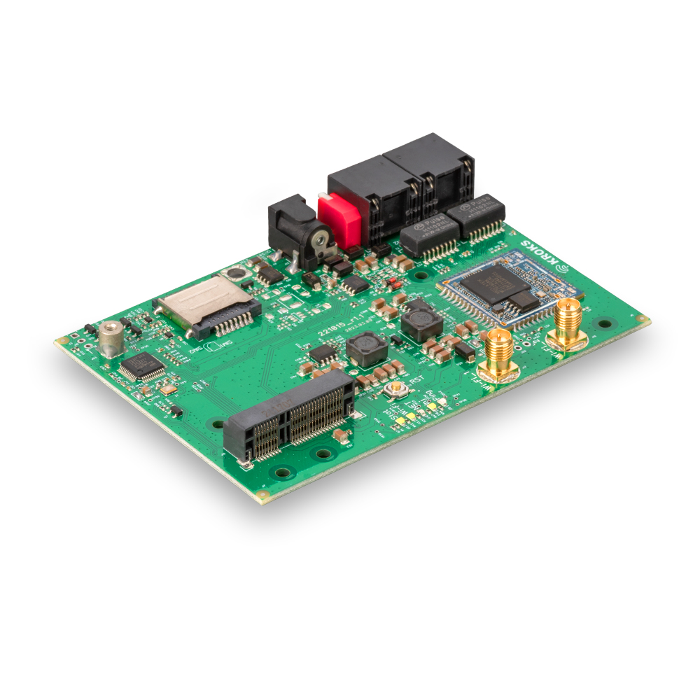 Роутер Kroks Rt-Brd RSIM e для установки в гермобокс с поддержкой m-PCI модемов и SIM-инжектора