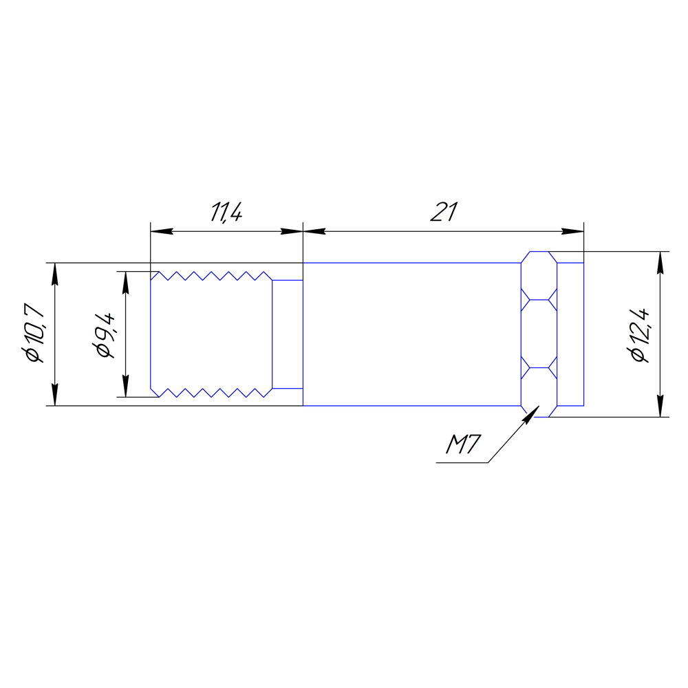 Аттенюатор 3 дБ F-75-3